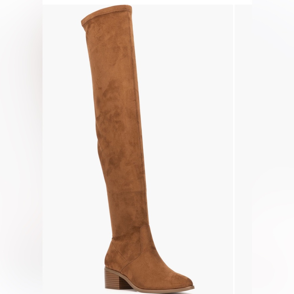 NEW YORK AND COMPANY Rana Faux Suede Tall
Boot (Women)